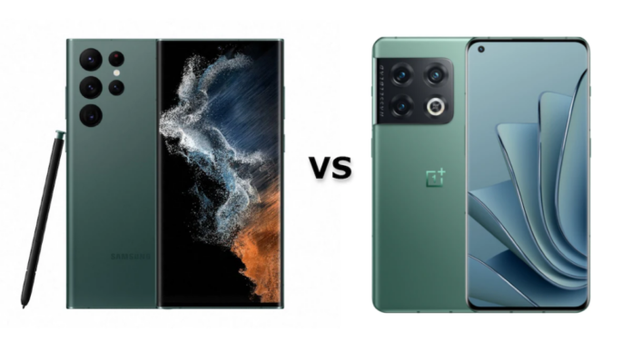 Samsung Galaxy S22 Ultra vs. OnePlus 10 Pro