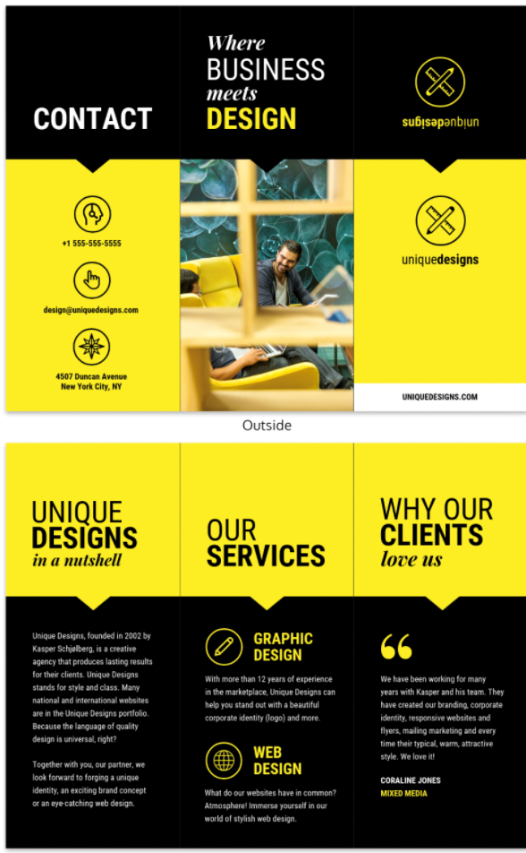 brochure design