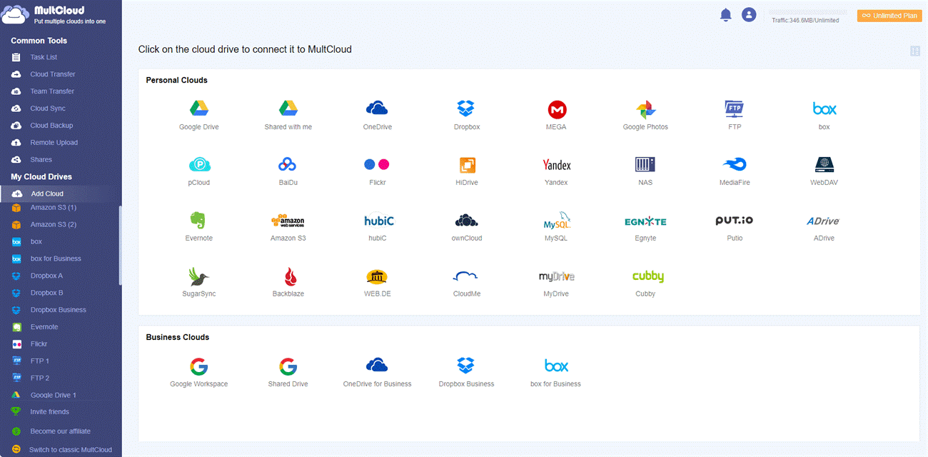 Migrate Data from Dropbox to OneDrive