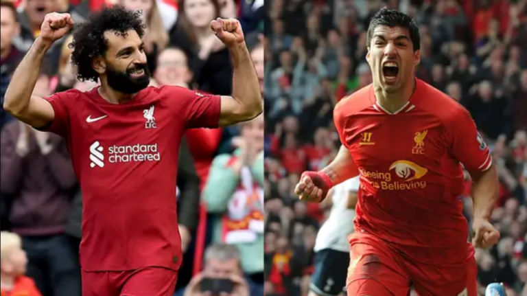 Mohamed Salah equals Luis Suarez’s goal-scoring record in Liverpool’s defeat to Tottenham