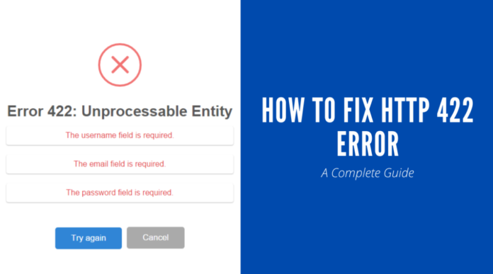 422 HTTP Status Code