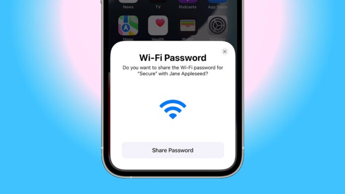 Share Your Wi-Fi Password