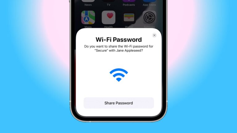 Share Your Wi-Fi Password